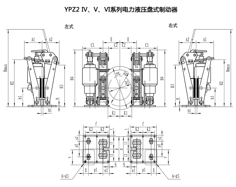 YPZ2系列電力液壓盤式制動器介紹